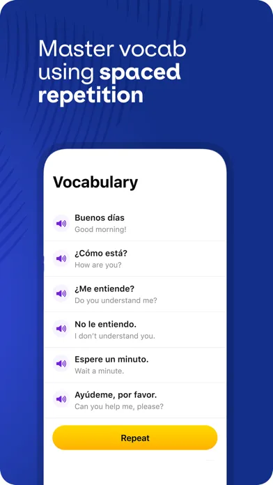 Capturas de pantalla de Learn Italian: QuickSpeak