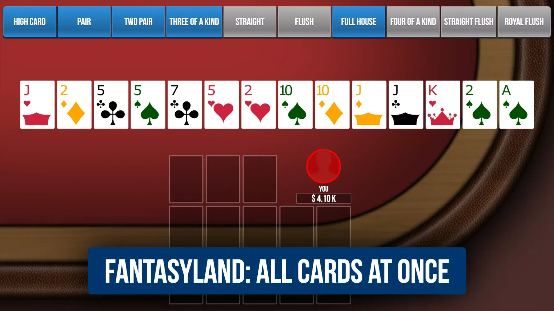 Chinese Poker OFC Pineapple Screenshots