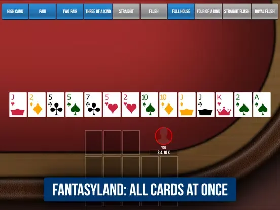 Chinese Poker OFC Pineapple iPad  Screenshots