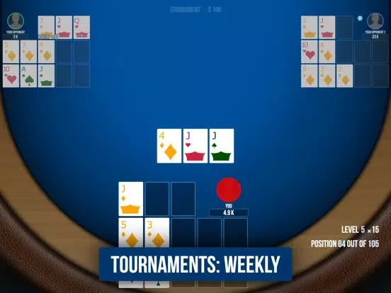 Chinese Poker OFC Pineapple iPad  Screenshots