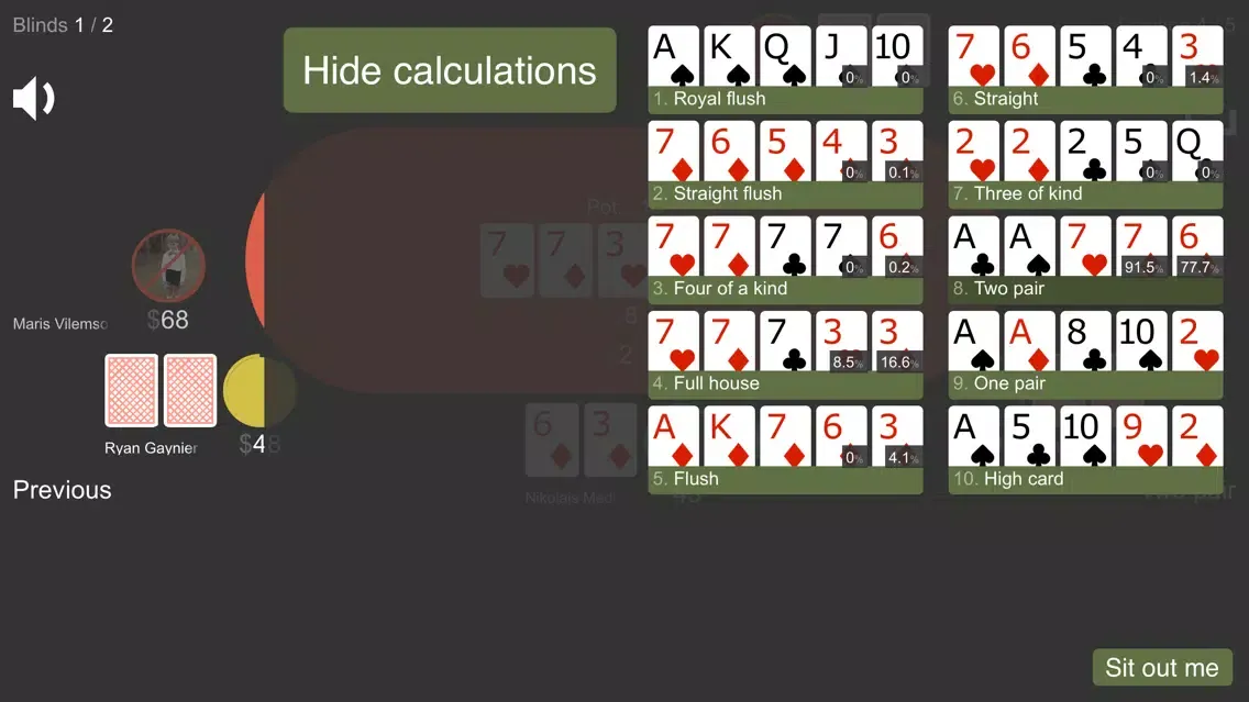 RaccoonPoker應用截圖