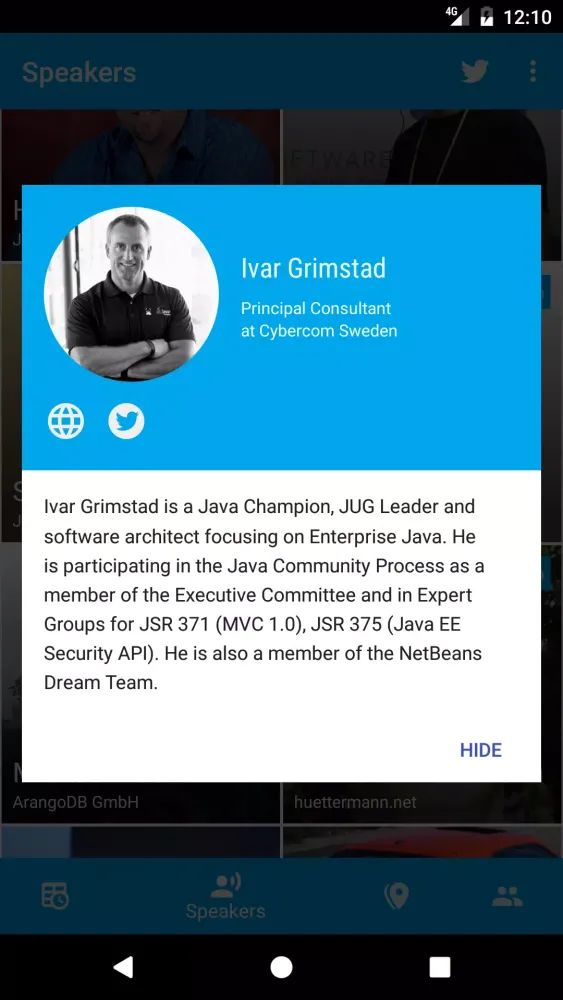 Screenshot di Riga Dev Days 2017