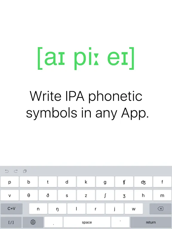 PhonoLogic Keys – Phonetic Keyboard iPad  स्क्रीनशॉट