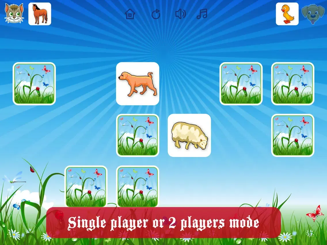 Ảnh chụp màn hình của Farm Flip Fun – Match Animals iPad 