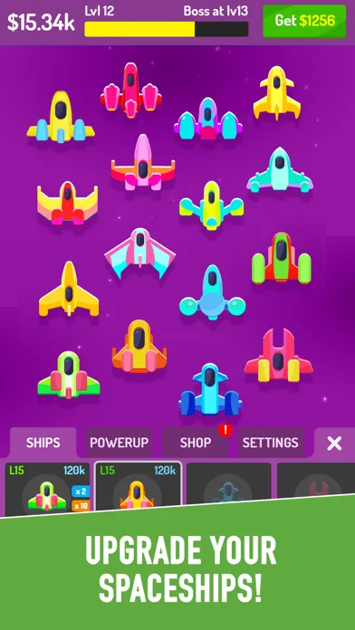 Idle Strike: Spaceship Attack Ekran Görüntüleri