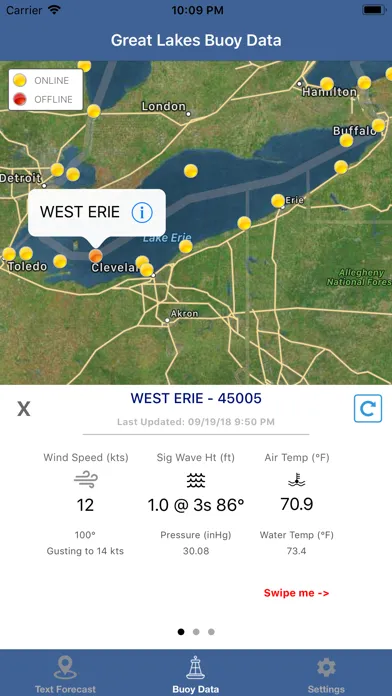 Lake Erie Boating Weather Ekran Görüntüleri