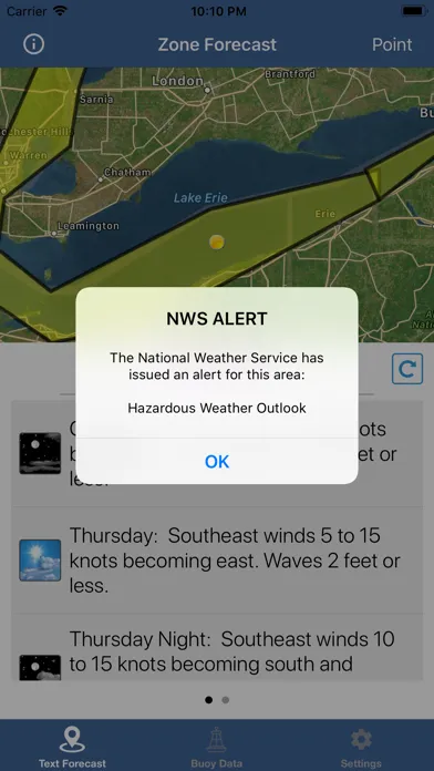 Lake Erie Boating Weather Ekran Görüntüleri