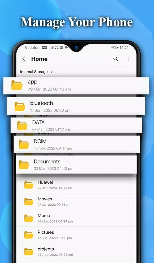 File Manager Screenshots