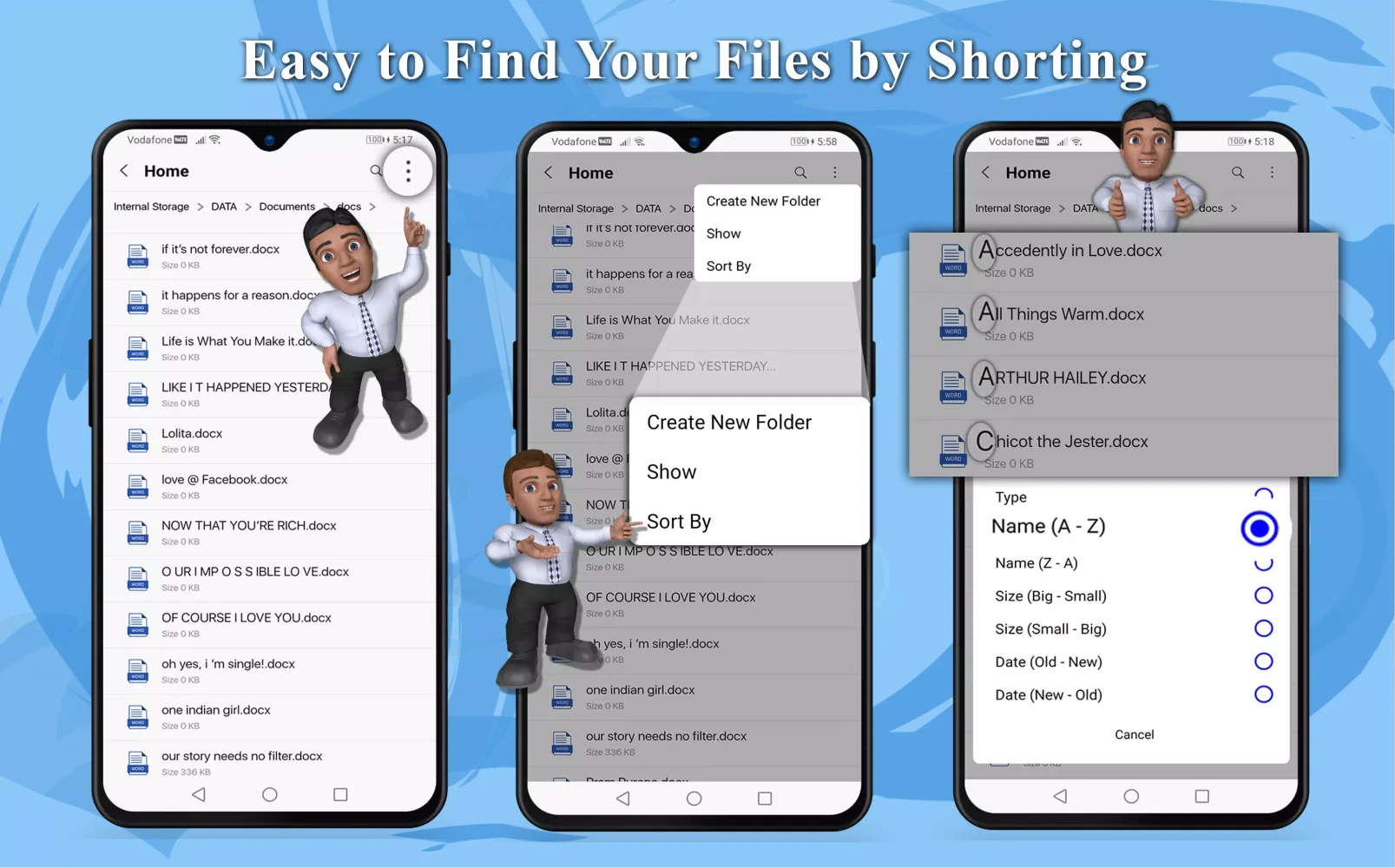 File Manager Screenshots