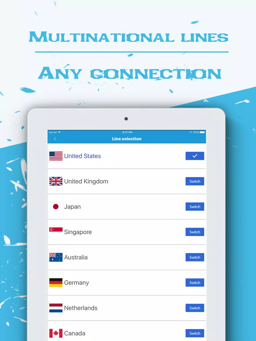 Captures d'écran de VPN Master - shield hotspot iPad 