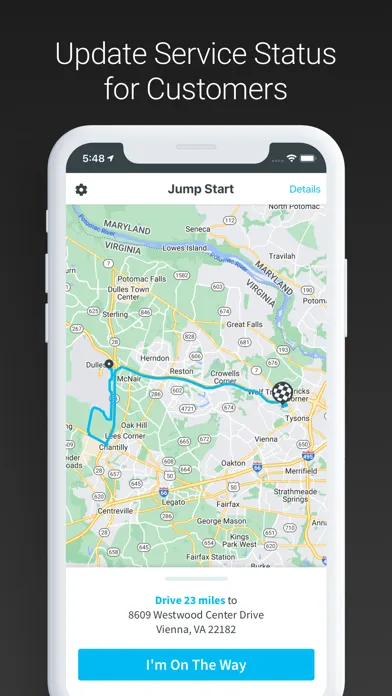 JLR Mobile Tech Ekran Görüntüleri