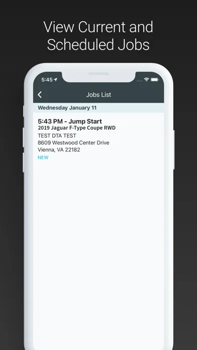 JLR Mobile Tech Ekran Görüntüleri
