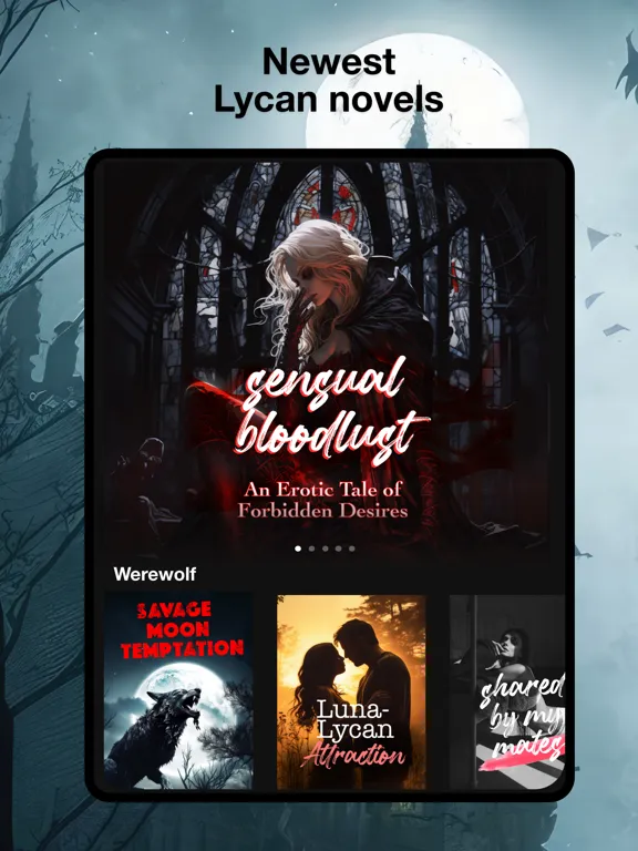 Werewolf Novel - Lycan Romance iPad  Screenshots