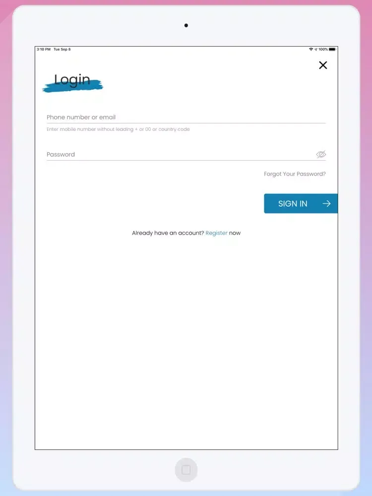 Lynkup Transport Driver iPad  स्क्रीनशॉट