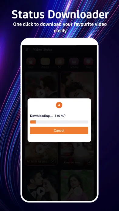 Capturas de pantalla de Status Video Maker