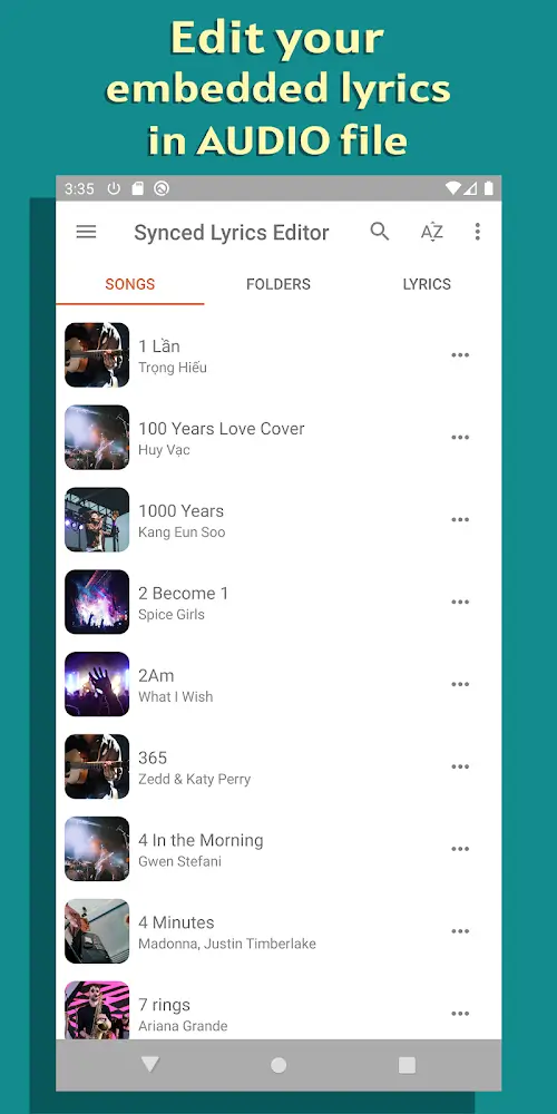 Synced Lyrics Editor-screenshot-4