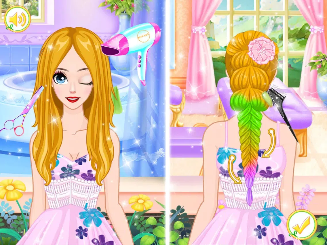 Hair Salon - Girls Makeover iPad  Ekran Görüntüleri