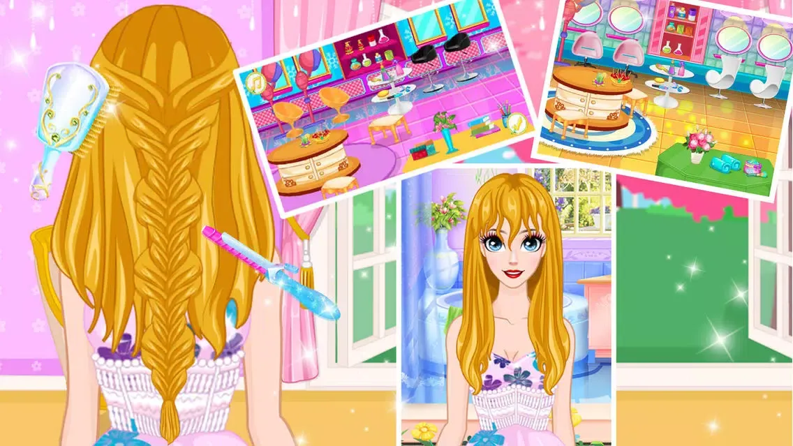 Hair Salon - Girls Makeover Ekran Görüntüleri