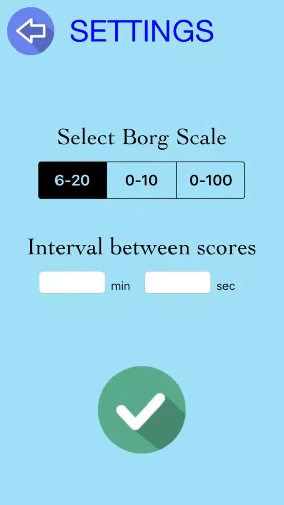 RPE BorgScale PRO 스크린샷