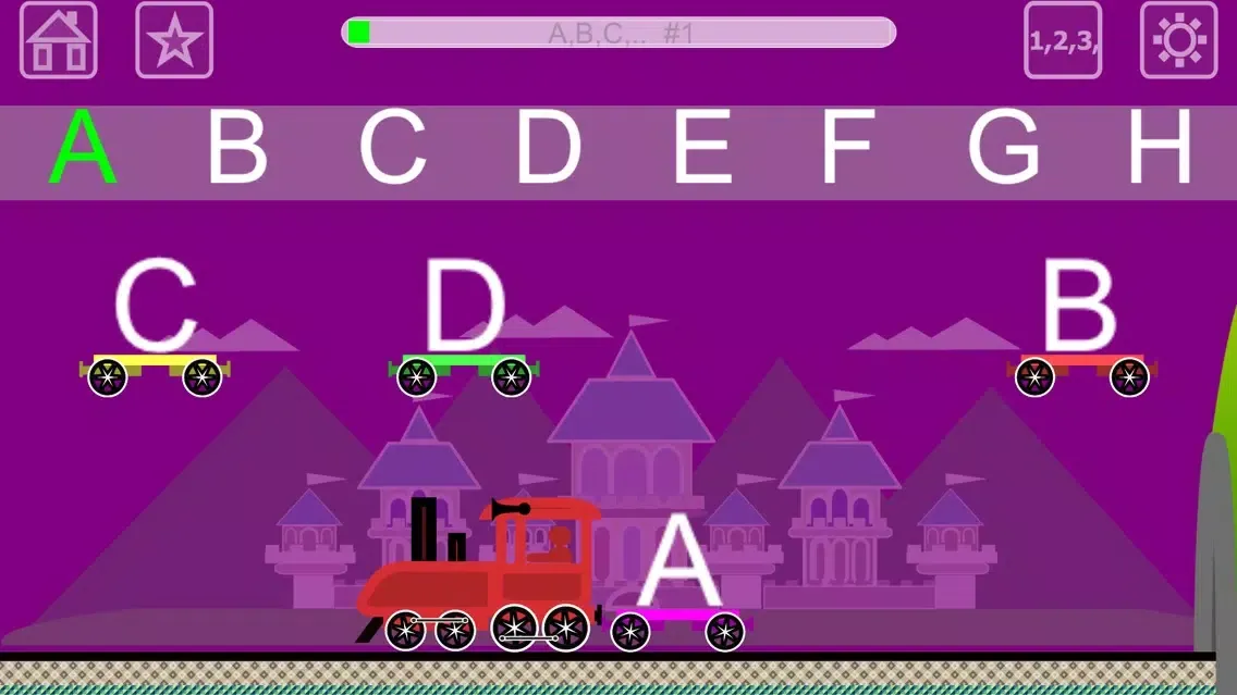 Capturas de pantalla de ABC & Math Learning Train