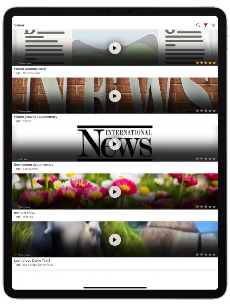 Tangkapan skrin Israeli News Live iPad 