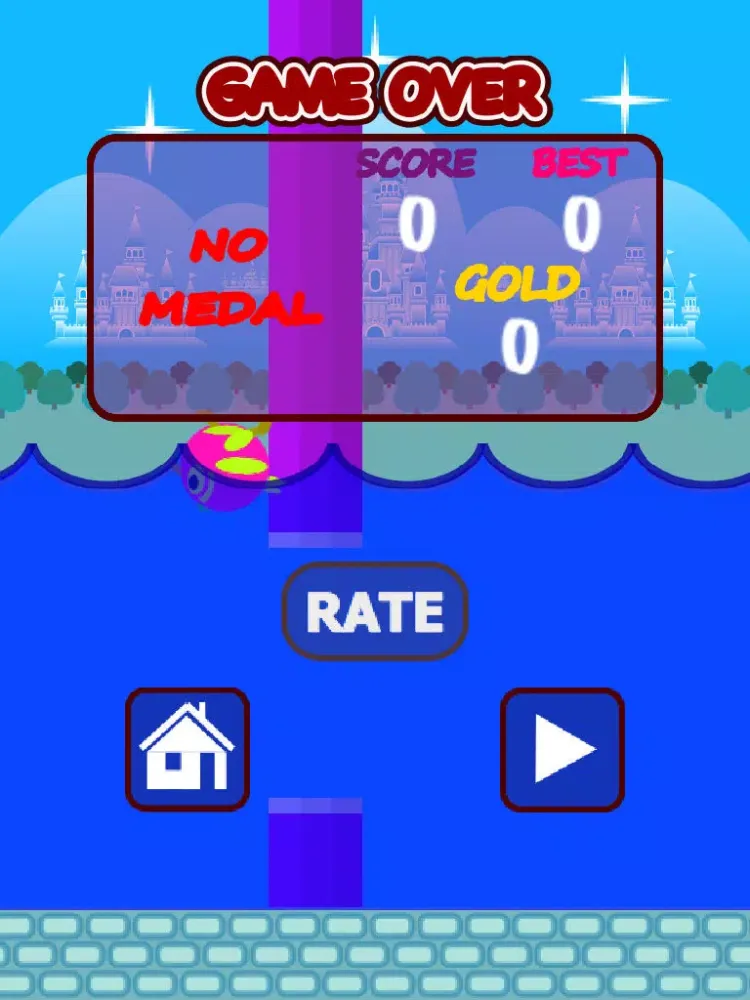Flappy Splashy Bird iPad  Screenshots