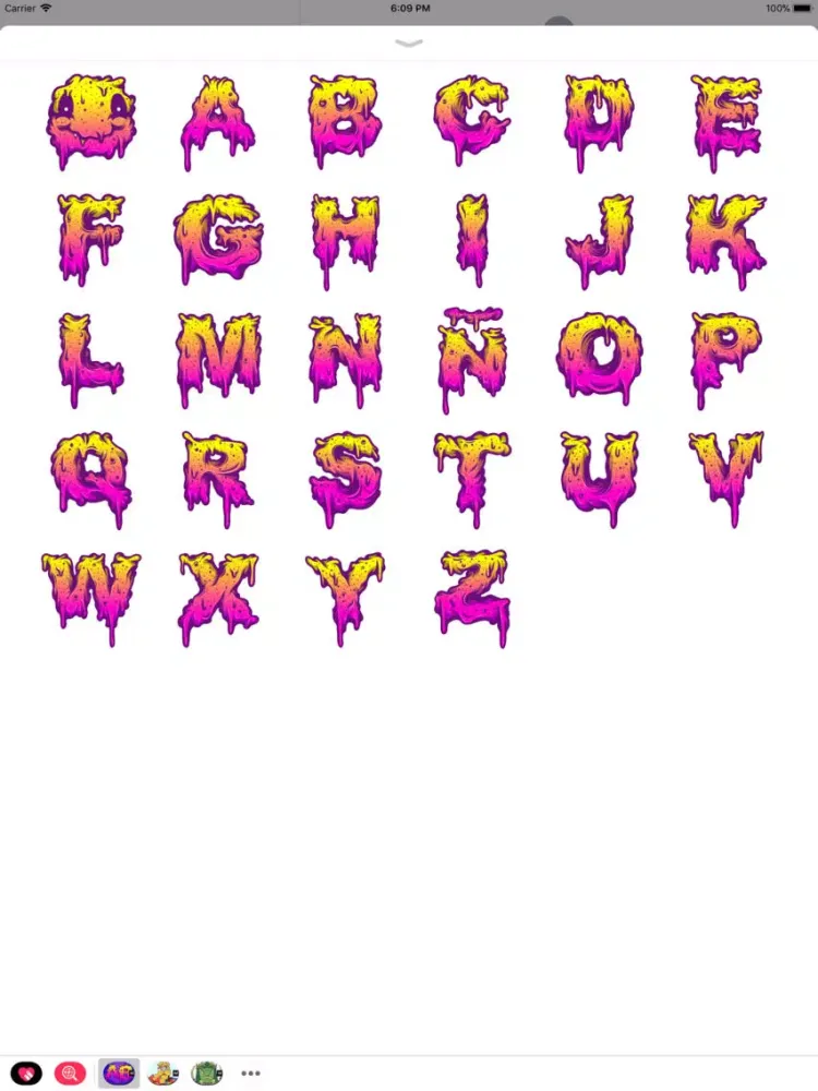Capturas de pantalla de Alpha Bonkers iPad 