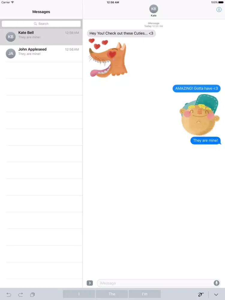 Capturas de tela do Cuties iPad 