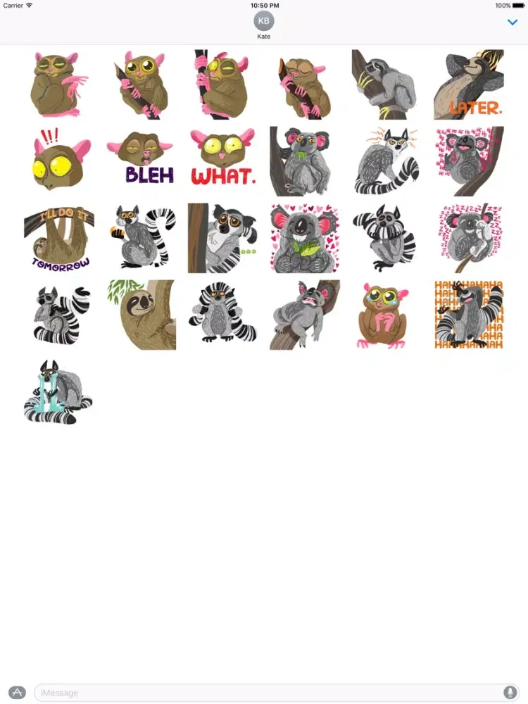 Lazy Animals iPad  스크린샷
