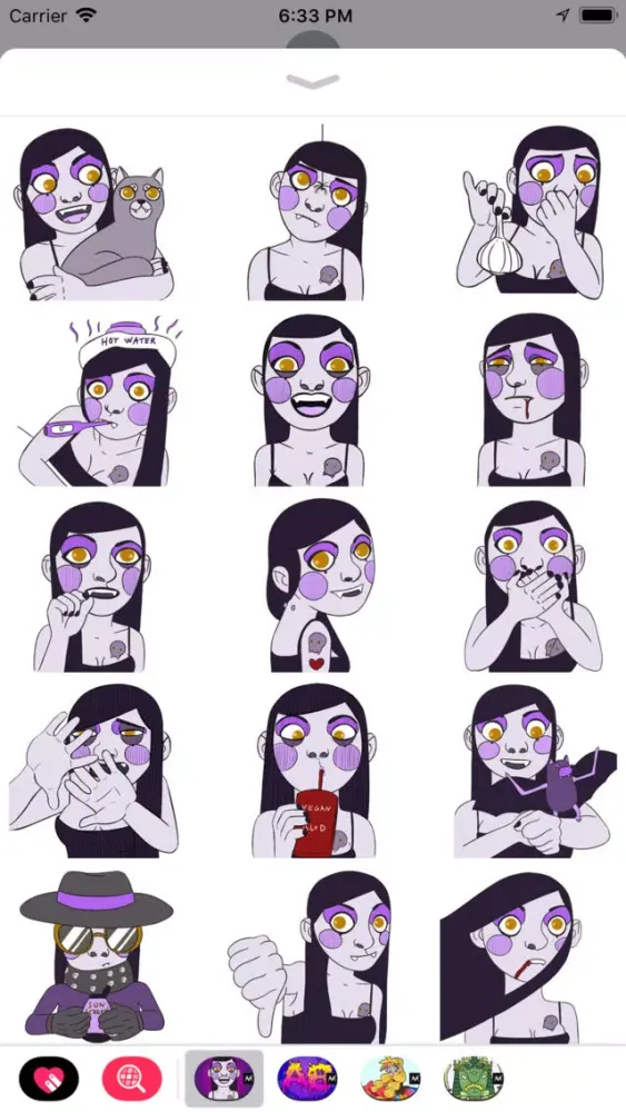 Zrzuty ekranu Purple Cheeks