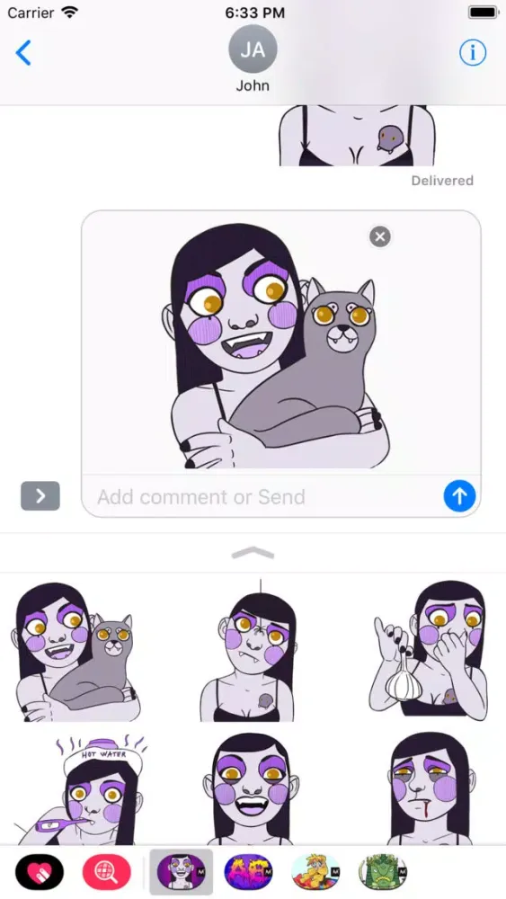 Zrzuty ekranu Purple Cheeks