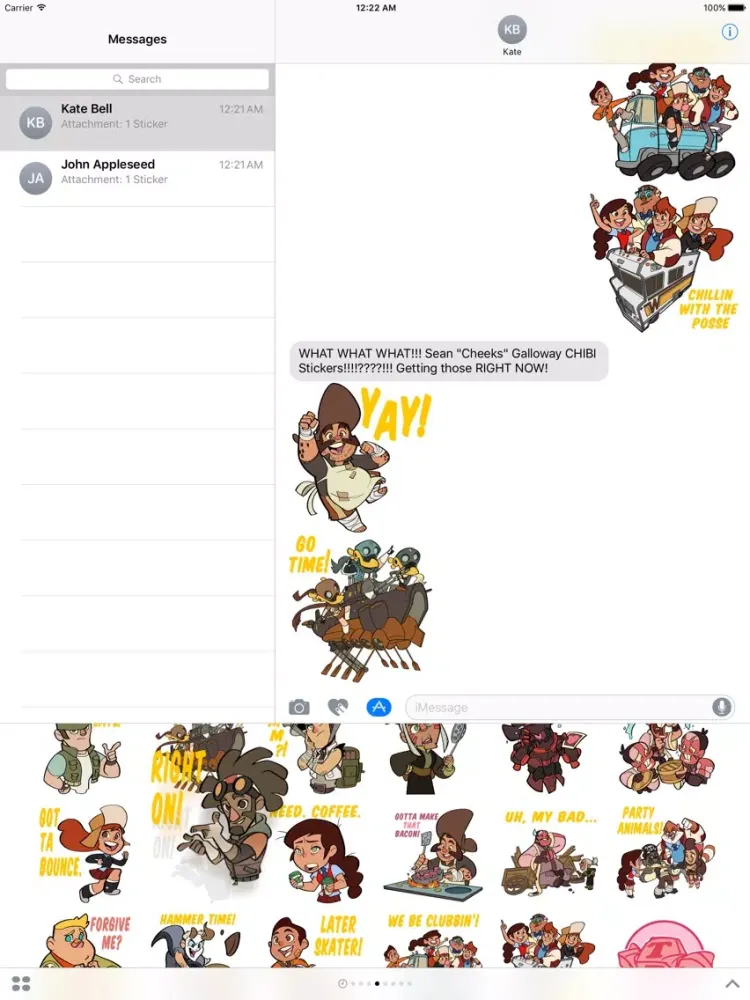 Table Taffy Chibi iPad  Screenshots