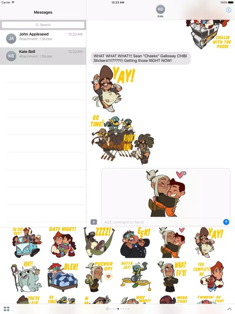 Table Taffy Chibi iPad  Screenshots