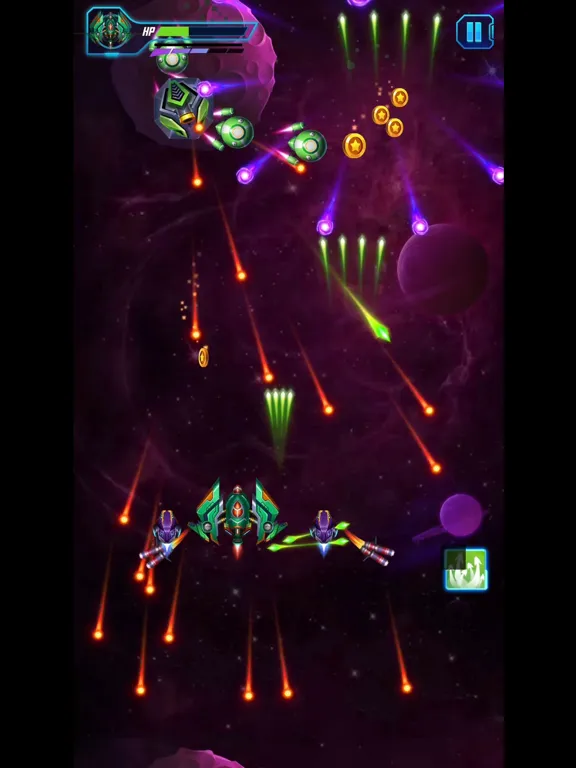 Tangkapan skrin Galaxy Wars - Fighter Force iPad 