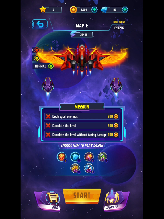 Galaxy Wars - Fighter Force iPad 應用截圖