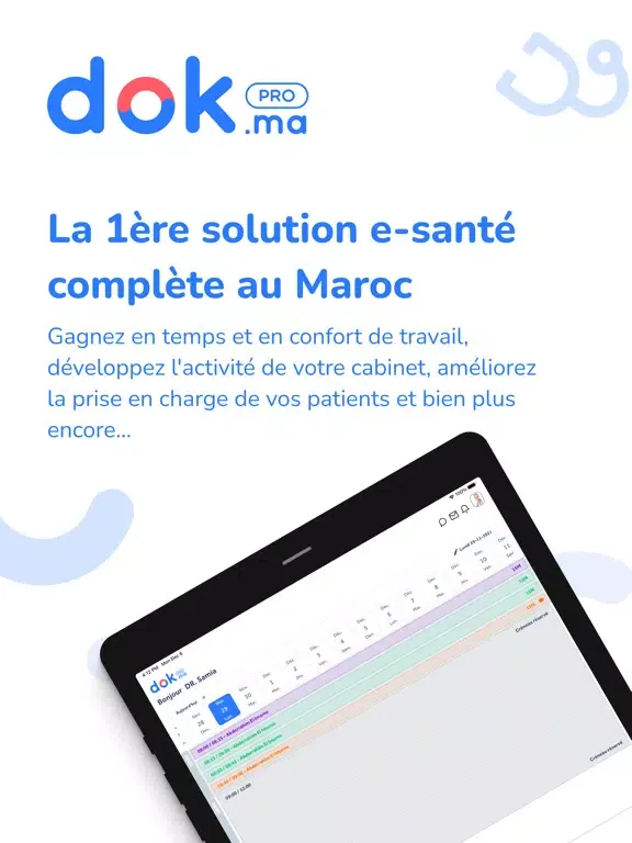 dokPro - application Médecins iPad  スクリーンショット