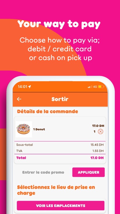 Dunkin' Morocco应用截图