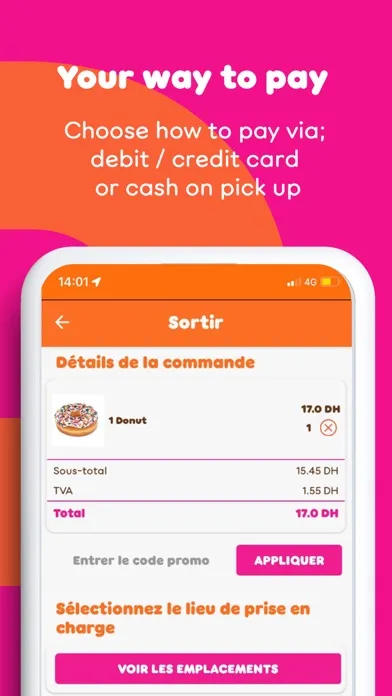 Dunkin' Morocco应用截图