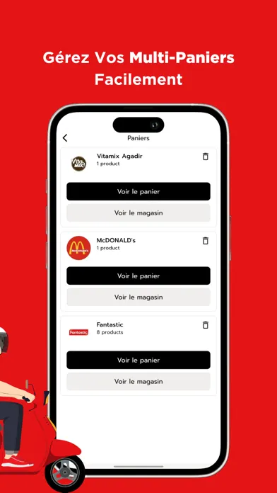 Capturas de tela do Fantastic: Orders Delivery