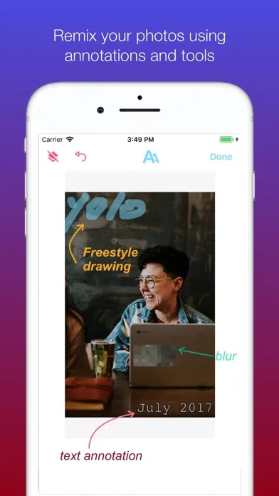 Captures d'écran de Remix Photos, GIFs and Videos