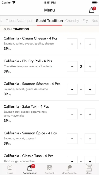 Captures d'écran de Moon Sushi