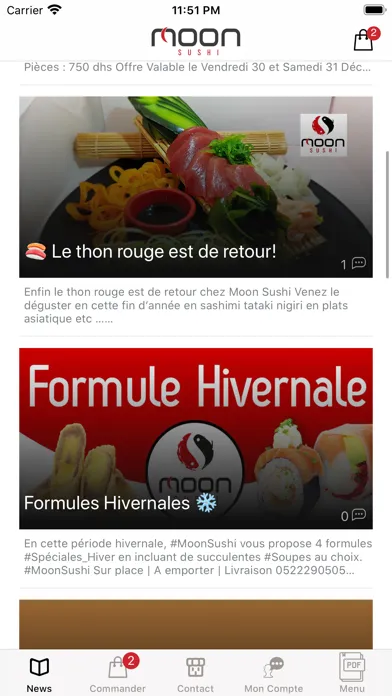 Captures d'écran de Moon Sushi