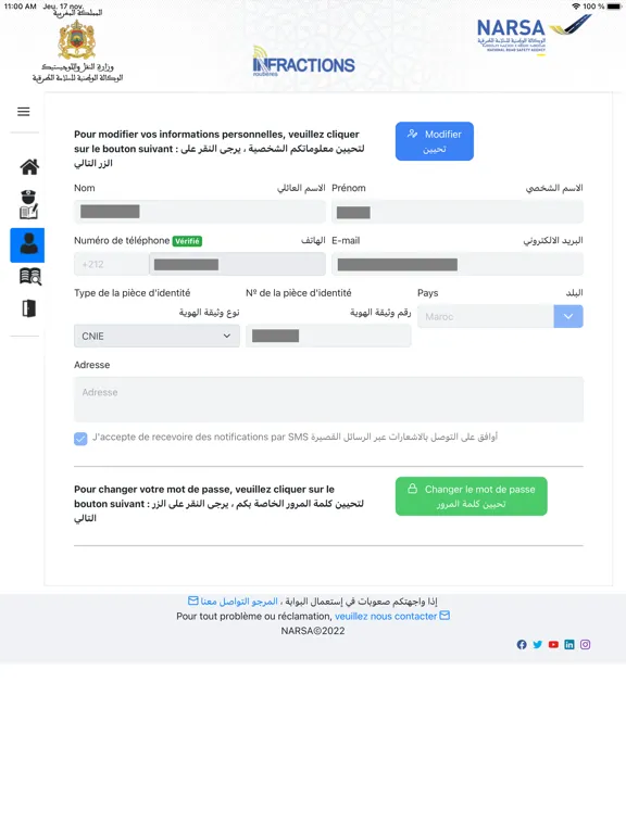 Ảnh chụp màn hình của Infraction Routière iPad 