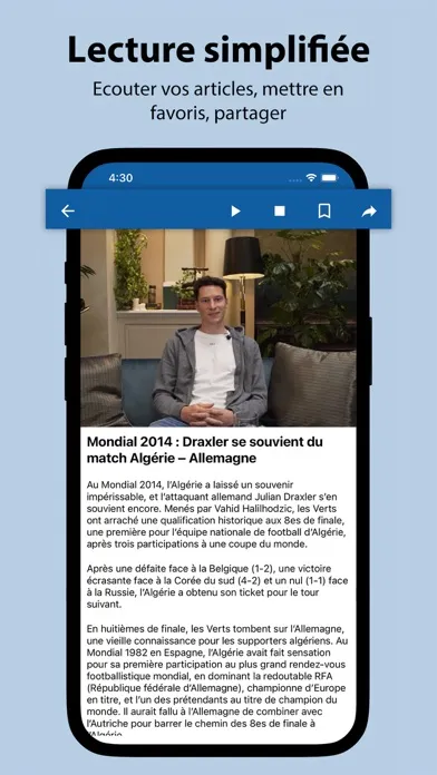 Capturas de pantalla de Akhbar Algeria - أخبار الجزائر