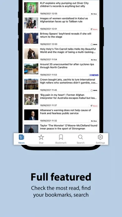 Capturas de tela do All the News - USA