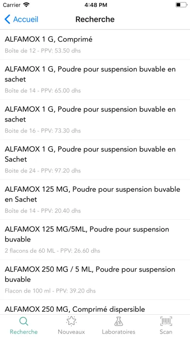ภาพหน้าจอของ Médicaments au Maroc