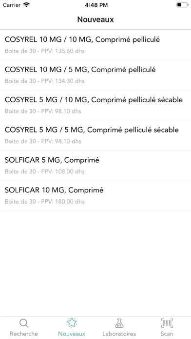 ภาพหน้าจอของ Médicaments au Maroc