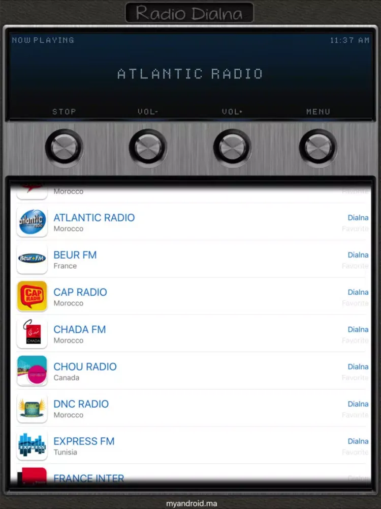 Capturas de pantalla de Radio Dialna iPad 