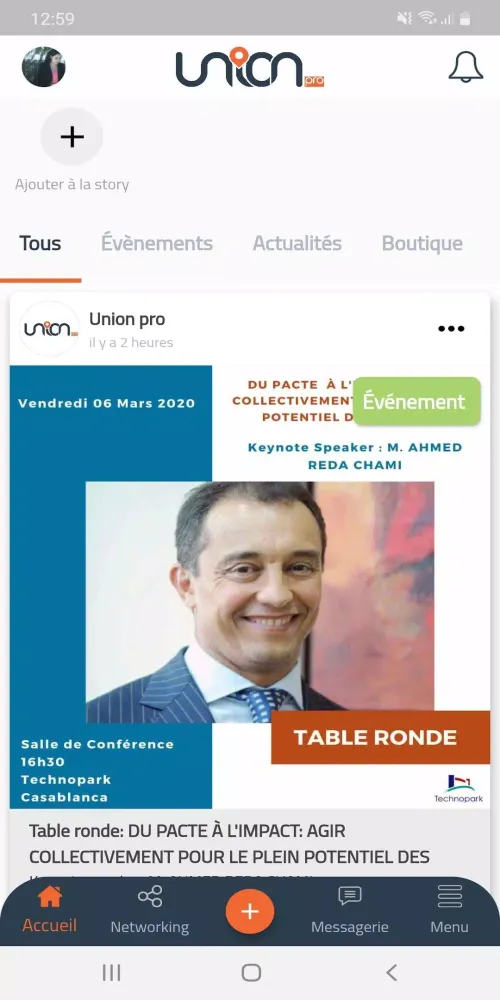 UnionPro : Communautés profess应用截图