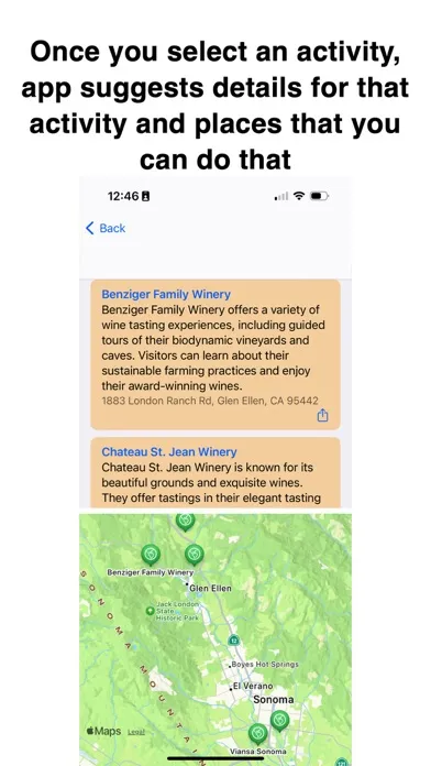 Vacation: Plan with AI Screenshots